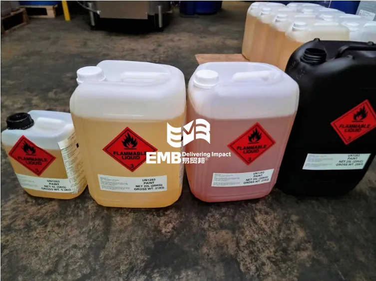 【进口案例】英国电泳漆涂料广州白云机场进口清关案例